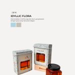 Honey Square Jar In Zundert Box - Idyllic Flora