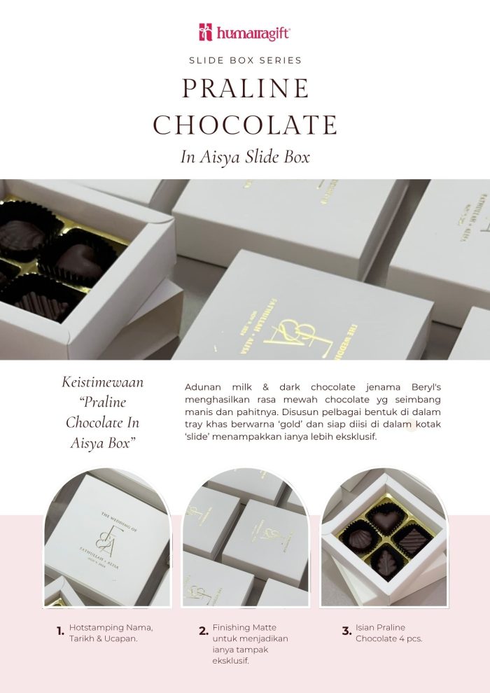 Praline Chocolate In Aisya Slide Box - Image 3