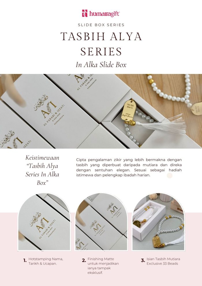 Tasbih Alya Series In Alka Slide Box - Image 3