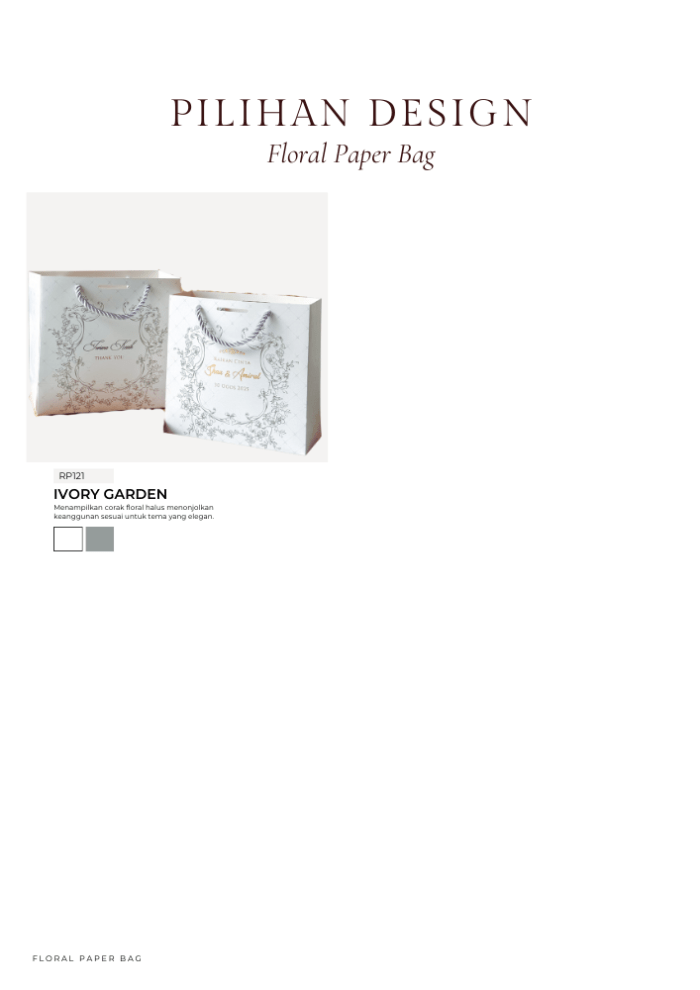 Floral Paper Bag - Petite Garden - Image 13