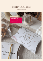 Chip Cookies In Pillow Box - Classic Petals - Image 2