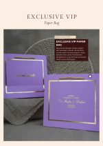 Exclusive VIP Paper Bag - Gold Turquoise - Image 2
