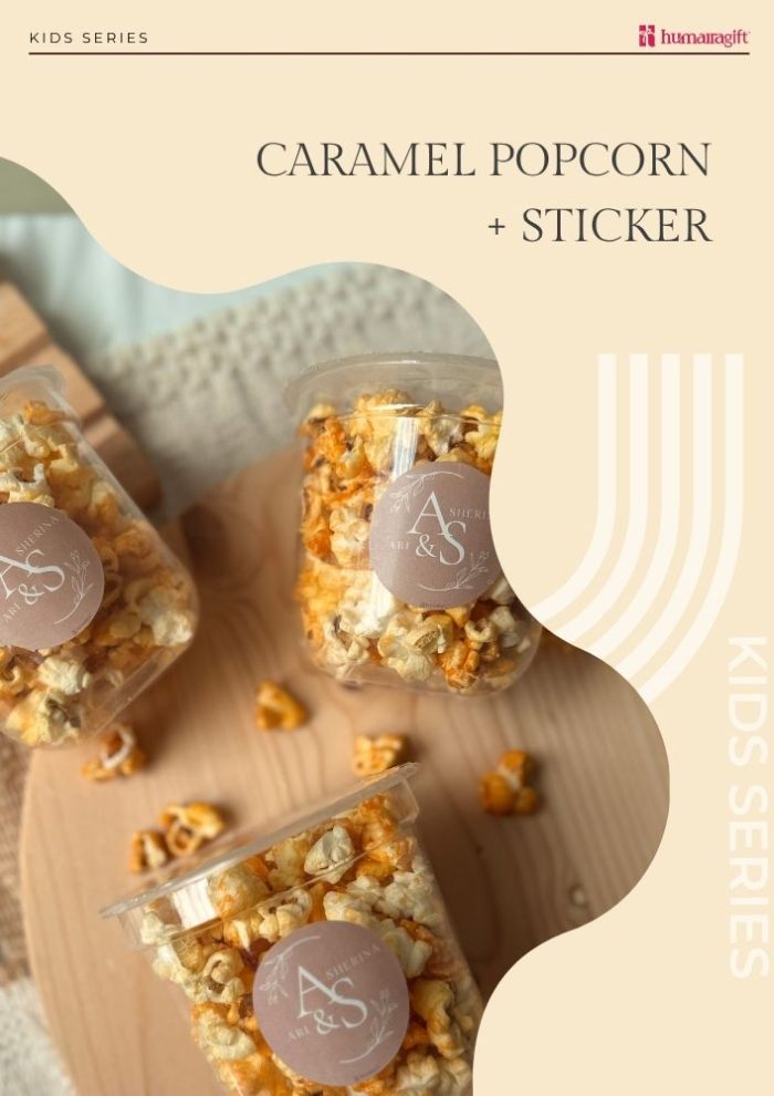 Caramel Popcorn + Sticker - Image 1