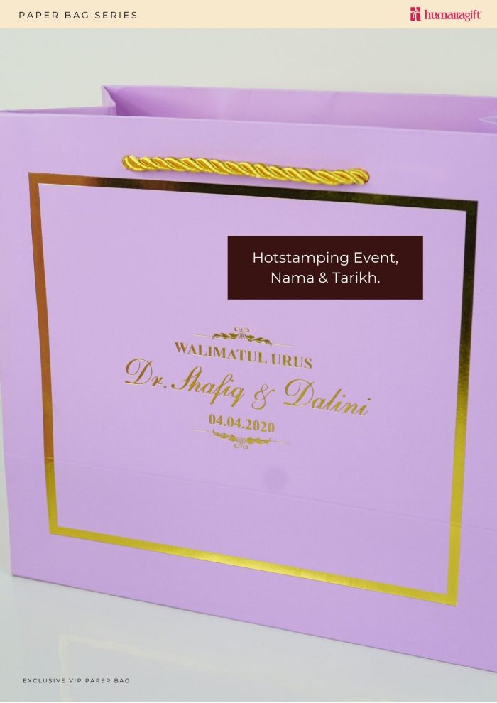 Exclusive VIP Paper Bag - Gold Turquoise - Image 5