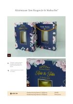 Jam Hexagon Jar In Modena Box - Peach Floral - Image 4