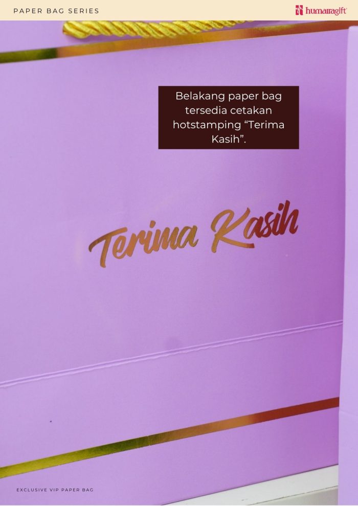 Exclusive VIP Paper Bag - Gold Turquoise - Image 7