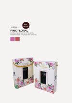 Jam Hexagon Jar In Modena Box - Pink Floral
