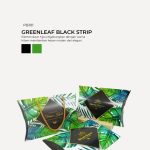 Chip Cookies In Pillow Box - Greenleaf Black Strip