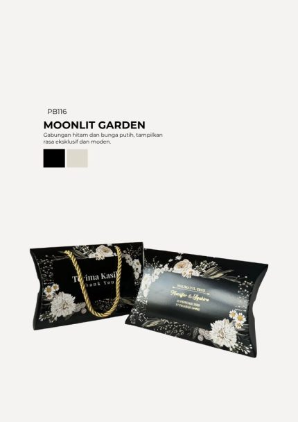 Chip Cookies In Pillow Box - Moonlit Garden