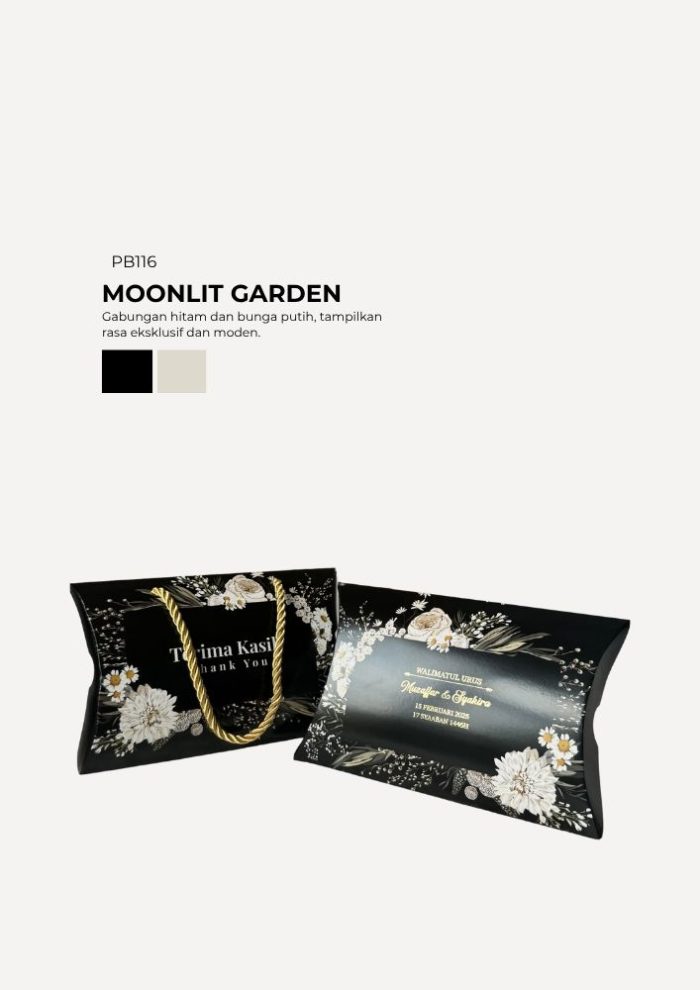 Chip Cookies In Pillow Box - Moonlit Garden - Image 1