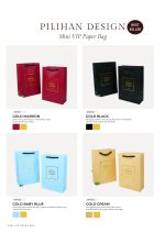 VIP Mini Paper Bag - Gold Emerald Green - Image 8