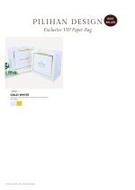 Exclusive VIP Paper Bag - Gold Turquoise - Image 9
