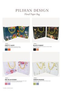 Floral Paper Bag - Milky Way - Image 9