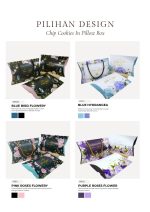 Chip Cookies In Pillow Box - Blue Hydrangea - Image 11