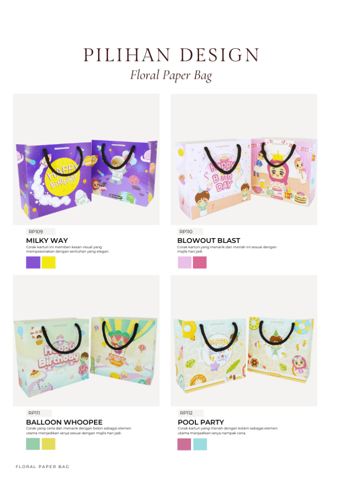 Floral Paper Bag - Petite Garden - Image 10