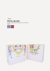 Floral Paper Bag - Petal Blush