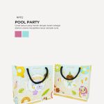 Floral Paper Bag - Pool Party