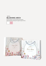 Floral Paper Bag - Blushing Arch