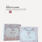 Floral Paper Bag - Rosette Charm