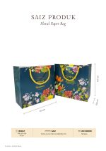 Floral Paper Bag - Milky Way - Image 4