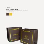Exclusive VIP Paper Bag - Gold Brown