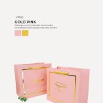 Exclusive VIP Paper Bag - Gold Pink