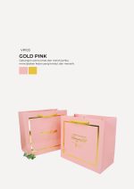 Exclusive VIP Paper Bag - Gold Pink