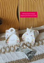 Butter Cookies 4pcs in Oslo Box - Pink Wildflower - Image 5