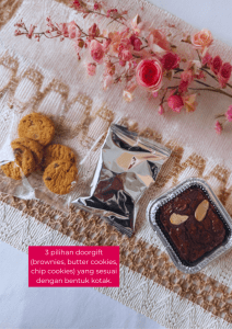 Butter Cookies 4pcs in Oslo Box - Pink Wildflower - Image 6