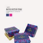 Choc Moist In Nara Box - Batik Motive Pink