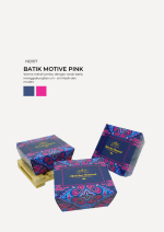 Choc Moist In Nara Box - Batik Motive Pink