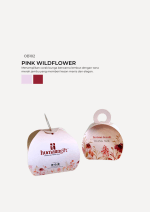 Butter Cookies 4pcs in Oslo Box - Pink Wildflower