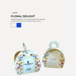 Brownies 50g in Oslo Box - Floral Delight