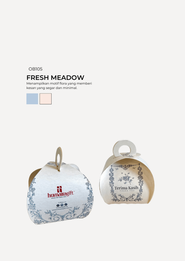 Butter Cookies 4pcs in Oslo Box - Fresh Meadow - Image 1