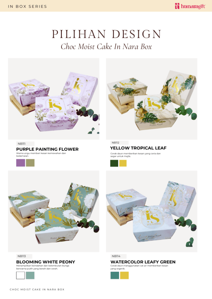 Choc Moist In Nara Box - Blue Black Pattern - Image 10