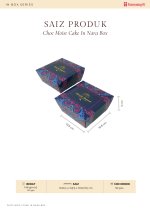 Choc Moist In Nara Box - Blue Black Pattern - Image 4
