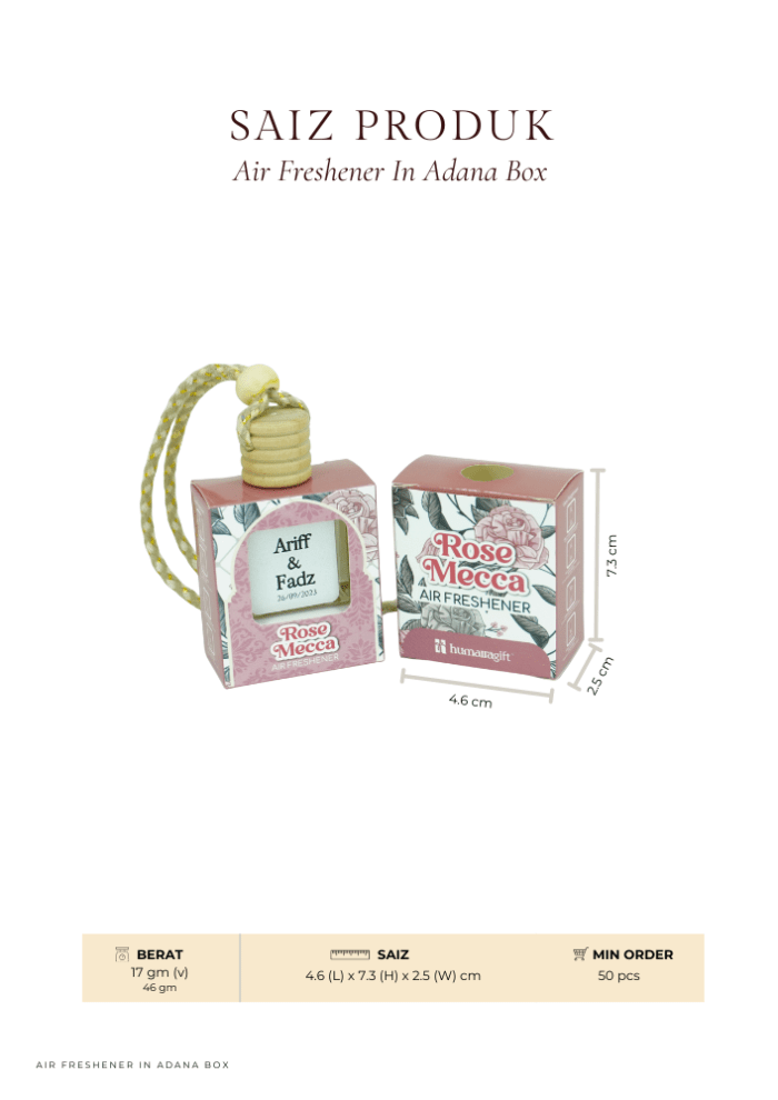 Air Freshener In Adana Box - Apple Bloom - Image 4