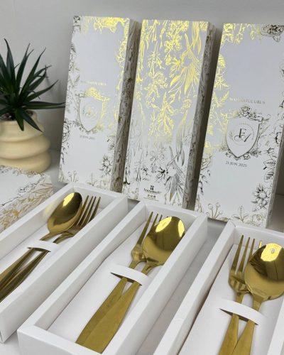 fork and spoon set wedding doorgift